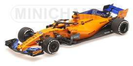 McLaren Renault - MCL33 2018 yellow-orange - 1:18 - Minichamps - 537183955 - mc537183955 | Toms Modelautos