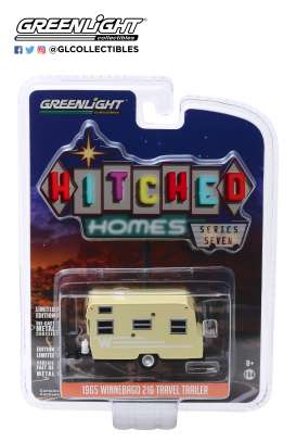 Winnebago  - 1965 yellow/white - 1:64 - GreenLight - 34070B - gl34070B | Toms Modelautos