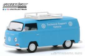 Volkswagen  - Panel 1971 blue/white - 1:64 - GreenLight - 29980A - gl29980A | Toms Modelautos