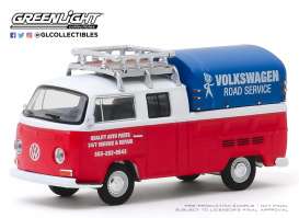 Volkswagen  - Type 2 1976 white/red - 1:64 - GreenLight - 29980E - gl29980E | Toms Modelautos