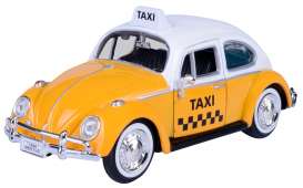 Volkswagen  - Beetle yellow - 1:24 - Motor Max - 79577 - mmax79577 | Toms Modelautos