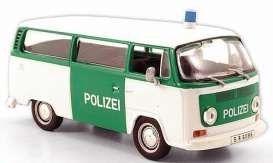 Volkswagen  - T2 1984 white/green - 1:43 - Whitebox - WB150289 | Toms Modelautos