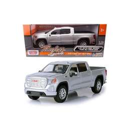 GMC  - Sierra silver - 1:27 - Motor Max - 79361 - mmax79361s | Toms Modelautos