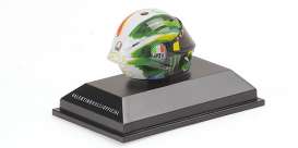 Helmet  - 2019 red/black/green - 1:8 - Minichamps - 399190086 - mc399190086 | Toms Modelautos