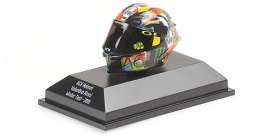 Helmet  - 2019 yellow/black/red - 1:8 - Minichamps - 399190066 - mc399190066 | Toms Modelautos