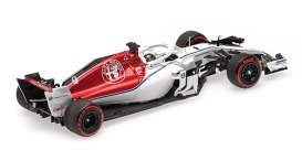 Alfa Romeo Sauber - C37 2018 white/red - 1:43 - Minichamps - 417182109 - mc417182109 | Toms Modelautos