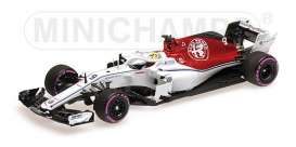 Alfa Romeo Sauber - C37 2018 white/red - 1:43 - Minichamps - 417180409 - mc417180409 | Toms Modelautos