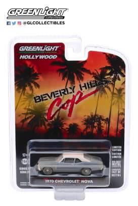 Chevrolet - Nova 1970 blue - 1:64 - GreenLight - 44870D - gl44870D | Toms Modelautos Chevrolet - Nova 1970 blue - 1:64 - GreenLight - 44870D - gl44870D | Toms Modelautos