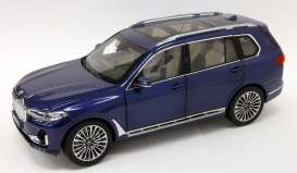 BMW  - X7 blue - 1:18 - Kyosho - 08951pbl - kyo8951pbl | Toms Modelautos