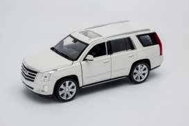 Cadillac  - 2017 white/cream - 1:24 - Welly - 24084w - welly24084w | Toms Modelautos