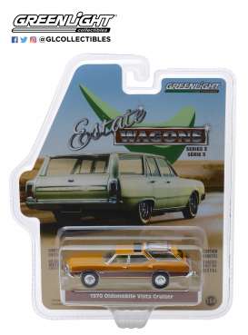 Oldsmobile  - Vista Cruiser 1970 nugget gold/wood - 1:64 - GreenLight - 29950C - gl29950C | Toms Modelautos