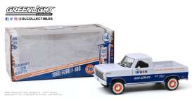 Ford  - F-100 1968 blue/white - 1:24 - GreenLight - 85052 - gl85052 | Toms Modelautos
