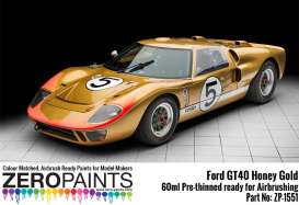 Zero Paints Paint - Ford GT40 Honey Gold - Zero Paints - ZP1551HG | Toms Modelautos