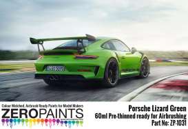 Zero Paints Paint - Porsche Lizard Green - Zero Paints - ZP1031LG | Toms Modelautos