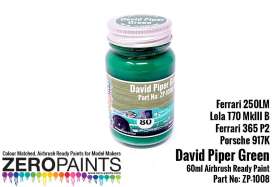 Zero Paints Paint - David Piper Green - Zero Paints - ZP1008 | Toms Modelautos