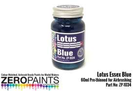 Zero Paints Paint - Lotus Essex Blue - Zero Paints - ZP1034 | Toms Modelautos