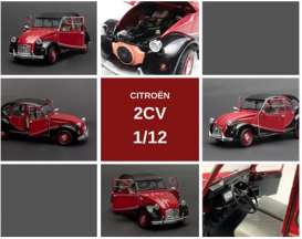 Citroen  - 1982 red/black - 1:12 - OttOmobile Miniatures - ZMD1200101 - ottoZMD1200101 | Toms Modelautos