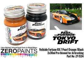 Zero Paints Paint - Veilside RX7 orange and black - Zero Paints - ZP1534 | Toms Modelautos