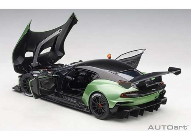 Aston Martin Vulcan Black Green 1 18 Autoart