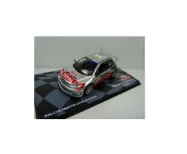 Peugeot  - 206 WRC #1 2002 silver/red - 1:43 - Magazine Models - MagRFwp206 | Toms Modelautos