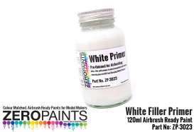 Zero Paints Paint - white primer - Zero Paints - ZP-3023 - ZP3023 | Toms Modelautos