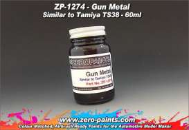 Zero Paints Paint - Gun Metal - Zero Paints - ZP-1274 - ZP1274 | Toms Modelautos