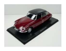 Citroen  - DS 19 1957 black/red - 1:24 - Magazine Models - 24ciDS - mag24ciDSr | Toms Modelautos