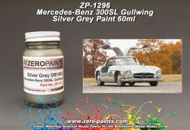 Zero Paints Paint - Mercedes Benz 300SL silver - Zero Paints - ZP-1296 - ZP1296sb | Toms Modelautos