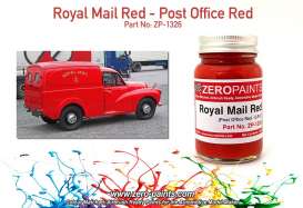 Zero Paints Paint - Royal Mail Red - Zero Paints - ZP-1326 - ZP1326 | Toms Modelautos