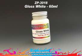 Zero Paints Paint - Gloss White - Zero Paints - ZP-3018 - ZP3018 | Toms Modelautos