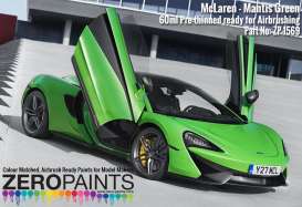 Zero Paints Paint - McLaren Mantis Green - Zero Paints - zp-1569 - ZP1569 | Toms Modelautos