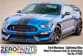 Zero Paints Paint - Ford Mustang Lightning Blue - Zero Paints - zp-1567 - ZP1567 | Toms Modelautos