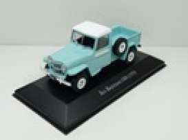 Willys  - 1000 1959 blue/turquoise - 1:43 - Magazine Models - ARG25 - magARG25 | Toms Modelautos