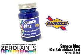 Zero Paints Paint - Sunoco Blue - Zero Paints - ZP1164 | Toms Modelautos