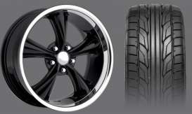 Rims & tires Wheels & tires - Torque Thrust black/chrome - 1:18 - Acme Diecast - 1801836W - acme1801836W | Toms Modelautos Rims & tires Wheels & tires - Torque Thrust black/chrome - 1:18 - Acme Diecast - 1801836W - acme1801836W | Toms Modelautos