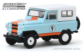 Nissan - Patrol 1966 blue/white/orange - 1:64 - GreenLight - 47060A - gl47060A | Toms Modelautos Nissan - Patrol 1966 blue/white/orange - 1:64 - GreenLight - 47060A - gl47060A | Toms Modelautos