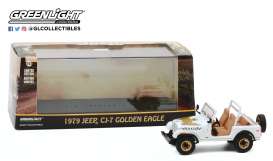 Jeep Mustang - CJ-7 1979 white - 1:43 - GreenLight - 86572 - gl86572 | Toms Modelautos