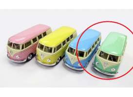 Volkswagen  - 1962 light green - 1:32 - Kinsmart - KT5060DYlgn | Toms Modelautos