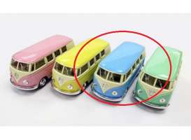 Volkswagen  - 1962 light blue - 1:32 - Kinsmart - KT5060DYlb | Toms Modelautos