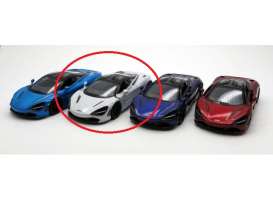 McLaren  - 720S 2017 white - 1:36 - Kinsmart - 5403D - KT5403Dw | Toms Modelautos