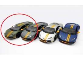 Lamborghini  - Huracan LP610-4 Avio 2016 matt green - 1:36 - Kinsmart - KT5401Dmgn | Toms Modelautos