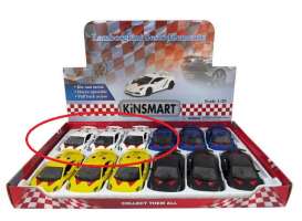 Lamborghini  - 2013 white - 1:38 - Kinsmart - KT5359Dw | Toms Modelautos