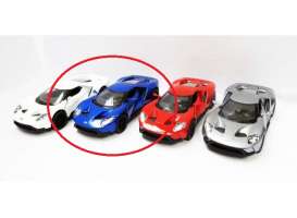Ford  - GT 2017 blue - 1:38 - Kinsmart - KT5391Db | Toms Modelautos