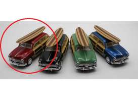 Ford  - Woody Wagon  1949 red - 1:36 - Kinsmart - 5402DS - KT5402DSr | Toms Modelautos