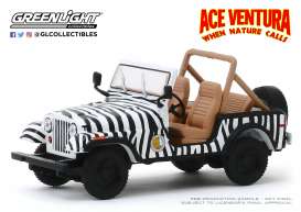 Jeep Mustang - CJ-7 1976 white/black - 1:43 - GreenLight - 86574 - gl86574 | Toms Modelautos