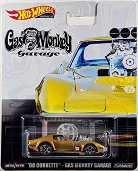 Chevrolet  - Corvette  1968 gold - 1:64 - Hotwheels - FYP61 - hwmvFYP61 | Toms Modelautos