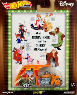 non  - 3D-Livery *Robin Hood* orange - 1:64 - Hotwheels - FYN88 - hwmvFYN88 | Toms Modelautos
