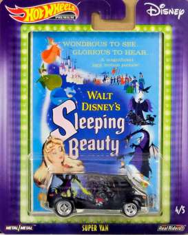 non  - Super Van *Sleeping Beauty* black - 1:64 - Hotwheels - FYN90 - hwmvFYN90 | Toms Modelautos