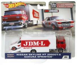 Nissan  - Skyline HT 2000GT-X red/white - 1:64 - Hotwheels - FYT04 - hwmvFYT04 | Toms Modelautos