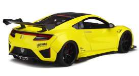 Honda  - NSX yellow/black - 1:18 - Kyosho - GTS034KJ-B - GTS034y | Toms Modelautos
